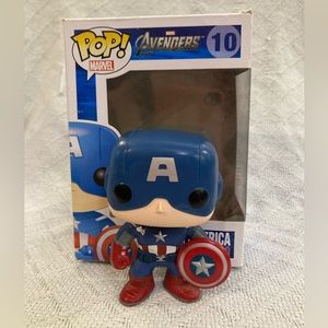 Funko pop Bobblehead Captain America from The Avengers
